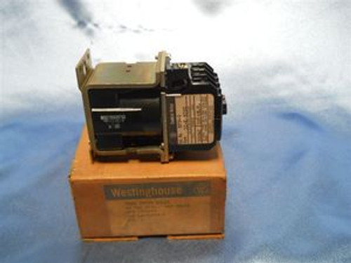Westinghouse (BFD40) Control Relay, Style #52-E-9702 300 AC 10A. New Old Surplus