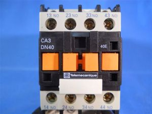 Telemecanique (CA3DN40BD) 4 Pole 24 VDC Control Relay, New Surplus