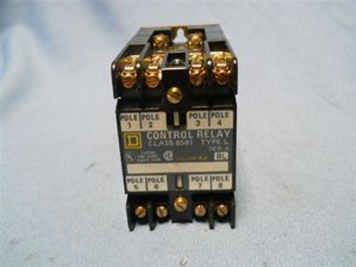 Square D (8501LO-80) Control Relay, New