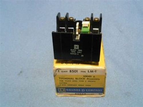 Square D  (LM-1) Terminal Block Assmbly, New Surplus