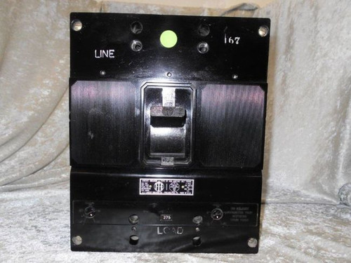 ITE Circuit Breaker (ET400) JKL Frame, w/ 275 Trip Unit 250 VDC, 600 VAC, Used
