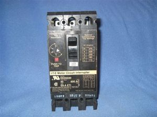 ITE (E63A040) Motor Circuit Interrupter, Used