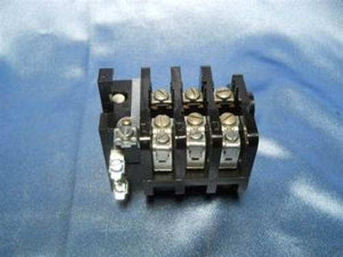 General Electric (CR224C310F) Overload Relay 3 Leg Block 600V. AC Max., NIB