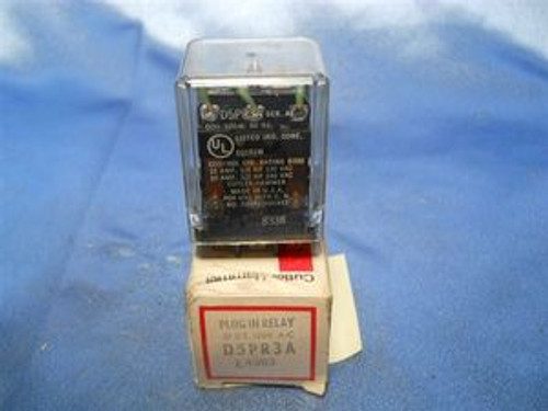 Cutler Hammer (D5PR3A) Plug In Relay, New