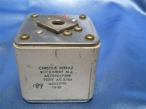 Carbone Ferraz (A070FB575FB) 700V.AC 575A., Used