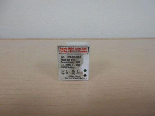 Cutler Hammer RP6A06A060 Rating Plug, Used Surplus