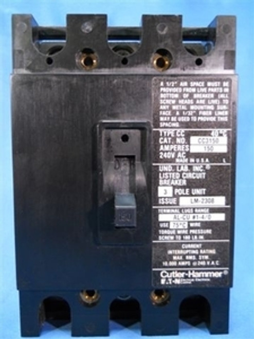 Cutler Hammer (CC3150) Circuit Breaker, New Surplus in Original Box