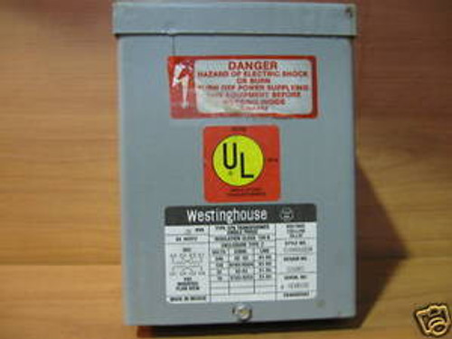 Westinghouse .25 KVA Transformer (S10N06A26N) New Surplus, some shelf ware