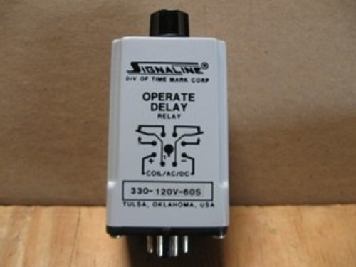 Time Mark Operate Delay Relay (330-120V-60) New Surplus