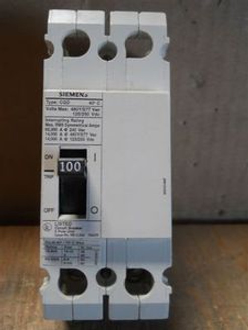 ITE Siemens (CQD2100) 100 Amp 480Y/277 Circuit Breaker, New Surplus