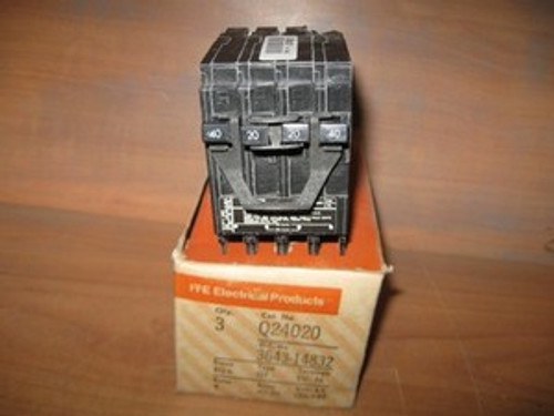 ITE Circuit Breaker (Q24020) Box of 3, New Surplus