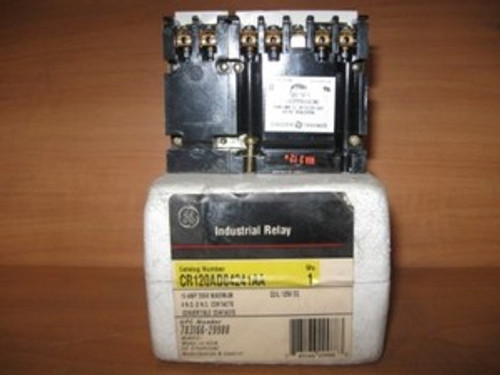 General Electric (CR120AD04241AA) Industrial Relay, New Surplus