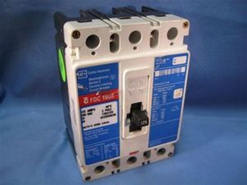 Cutler Hammer (FDC3125) 125 Amp 100K Circuit Breaker, New Surplus, No Box