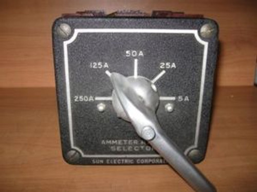 Sun Electric (9998) Ammeter Range Selector/Tap Switch, New Surplus