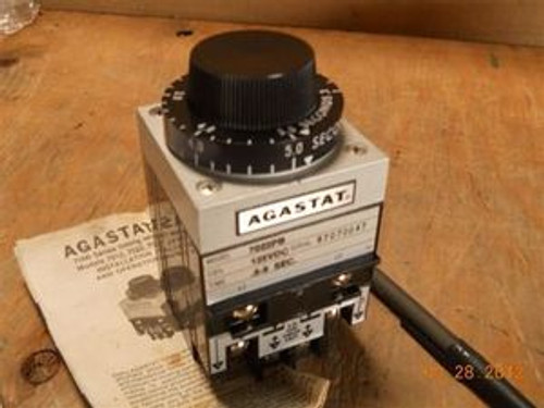 Agastat (7022PB) Timing Relay .5-5 sec, New Surplus