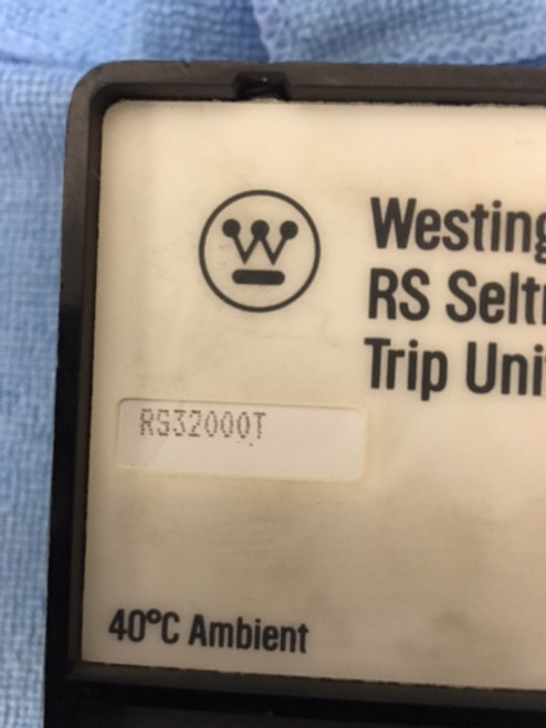 Westinghouse RS Seltronic Trip Unit (RS32000T) Rating plug included please specify 