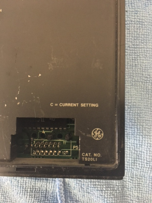 GE RMS-9 Micro Versa Trip Programmer TS20LI rating plug included