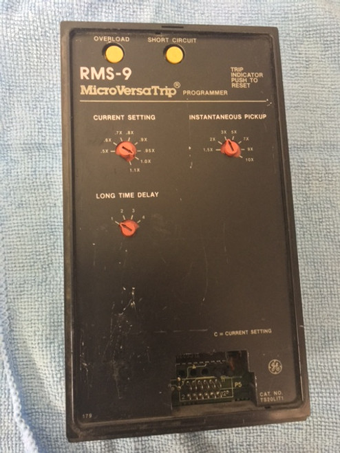 GE RMS-9 Micro Versa Trip Programmer TS20LIT1 rating plug included