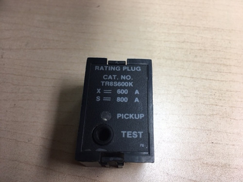 GE TR8S600K Rating Plug for AKR Circuit Breaker, New