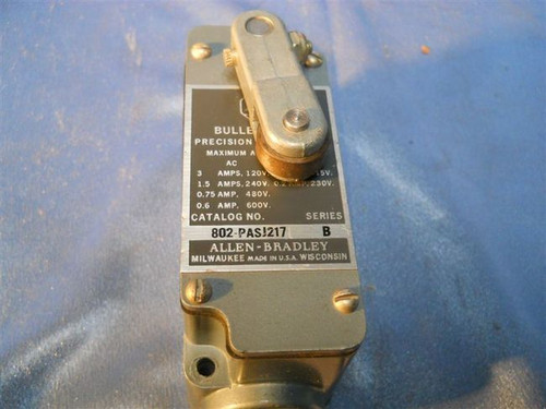 Allen Bradley (802-PASJ217) Precision Limit Switch, Bulletin 802, New Surplus