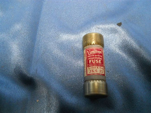 Buss Limitron JKS 15, Quick Acting Current Limiting Fuse, New Surplus