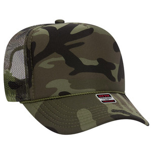 High Crown Mesh Back Trucker Hat - Camo: the ideal accessory for outdoor adventures. High Crown Mesh Back Trucker Hat - Camo: the ideal accessory for outdoor adventures.