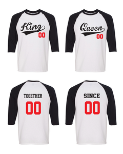 Create lasting memories with our couple baseball shirts featuring unique Her King And Queen designs. Perfect for Valentine's Day or Halloween, these trendy shirts are both stylish and comfortable. Create lasting memories with our couple baseball shirts featuring unique Her King And Queen designs. Perfect for Valentine's Day or Halloween, these trendy shirts are both stylish and comfortable.