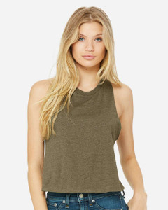 Custom Women's Racerback Crop Tank – Add Your Text, Photo or Design Custom Women's Racerback Crop Tank – Add Your Text, Photo or Design
