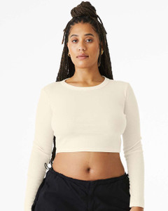 Women's Micro Rib Long Sleeve Baby Te Women's Micro Rib Long Sleeve Baby Te