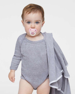 Infant Long Sleeve Baby Rib Bodysuit Infant Long Sleeve Baby Rib Bodysuit