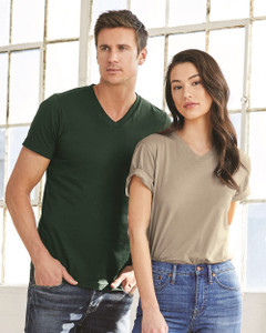 Custom Men's And Unisex - Heather V-Neck Tee – Add Your Text, Photo or Design Custom Men's And Unisex - Heather V-Neck Tee – Add Your Text, Photo or Design