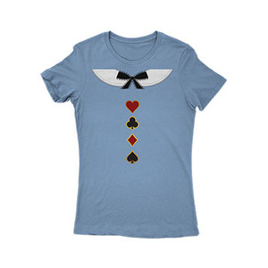 Alice Wonderland Costume Women's Shirt Alice Wonderland Costume Women's Shirt