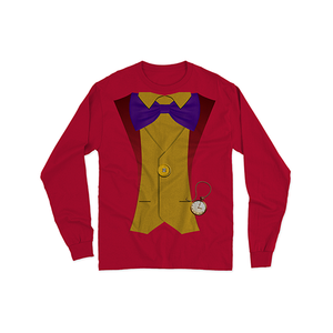 White Rabbit Red Suit Costume Longsleeve Shirt White Rabbit Red Suit Costume Longsleeve Shirt