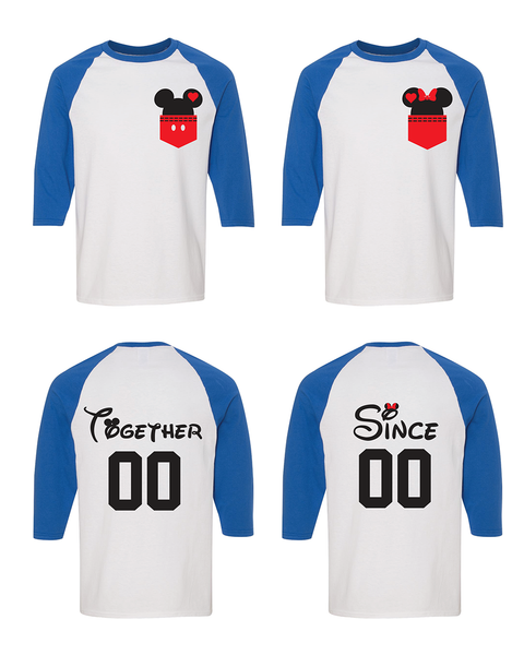 Ears Bow Pocket Together Since Baseball Shirts