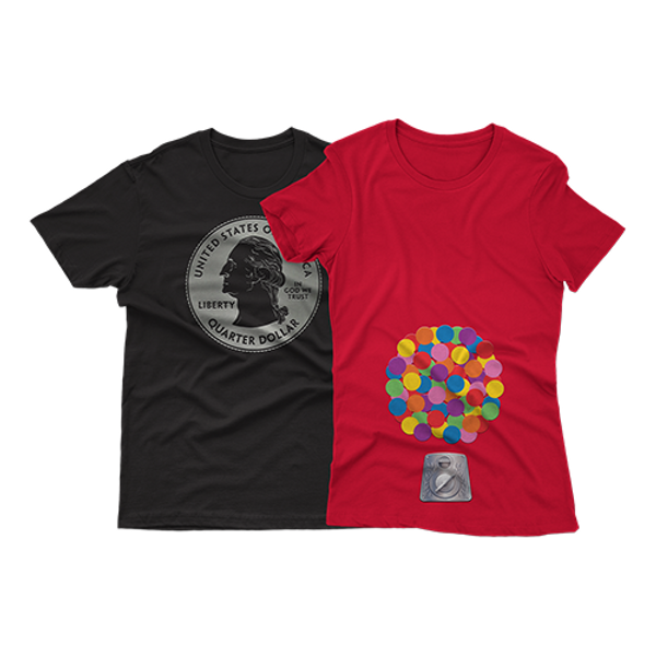 Gumball Machine And Quarter Costume Shirt