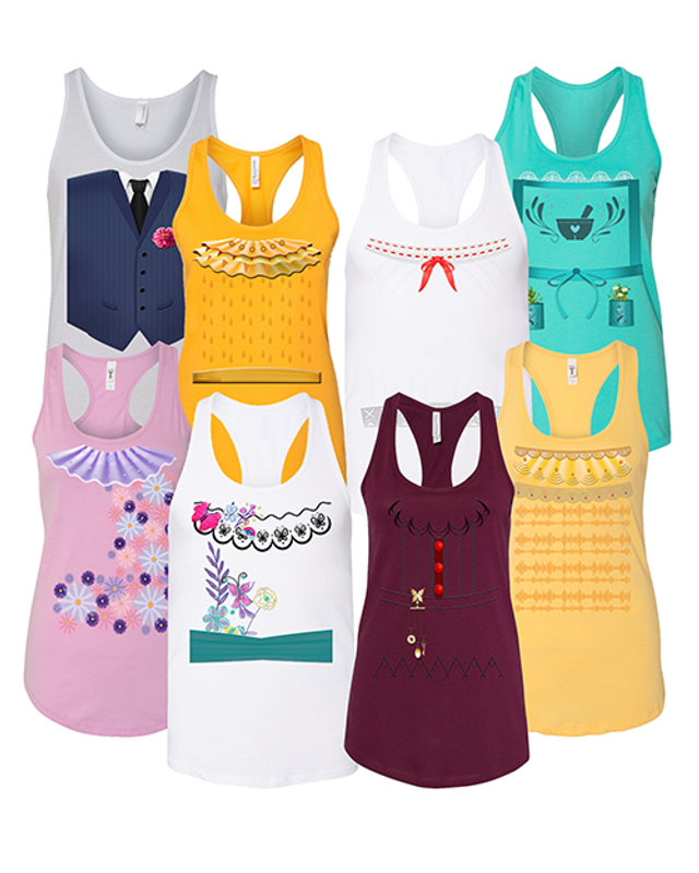 Must-have Encanto Family Costume Tank Top - Sizes for adults and youth. Eye-catching designs of movie characters in rich colors. Comfortable and stylish. Show your love for Encanto!