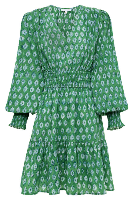 Emerson Dress - Green/Blue Medallion