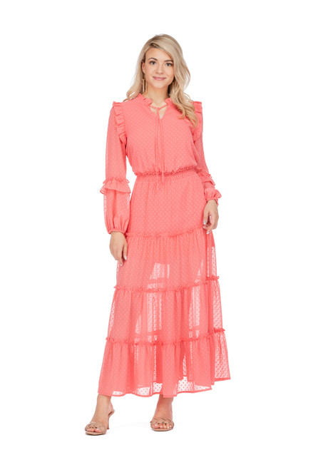 Maxi Dress - Coral