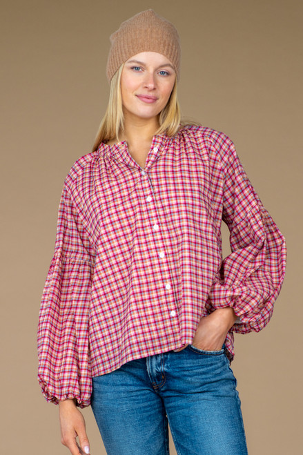 Emory Top - Big Sky Plaid 