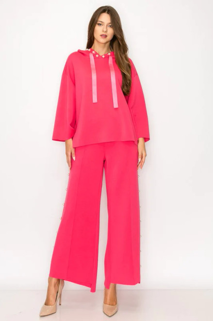 Francine Pearl Hoodie - Fuchsia 