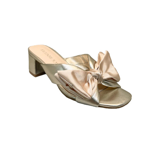 Debra Mid Heel - Platinum