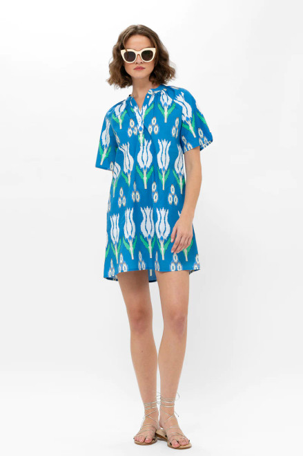 Flutter Sleeve Gauze Dress