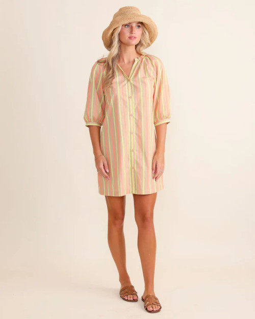 Amanda Dress - Desert Stripe Amanda Dress - Desert Stripe