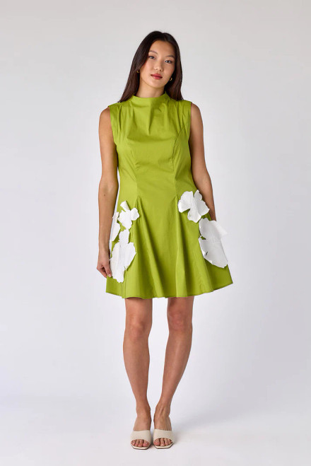 Declan Dress - Grasshopper