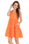 Tiered Halter Dress - Orange