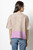 Color Block Crewneck Sweater - Toast/Freesia