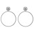 Mini Visage Earrings - Silver 