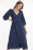 Sabrina Eyelet Dress - Navy