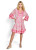 Drew 37" Yoke Dress - Pink 