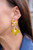 James Statement Earring - Gold & Pearl 